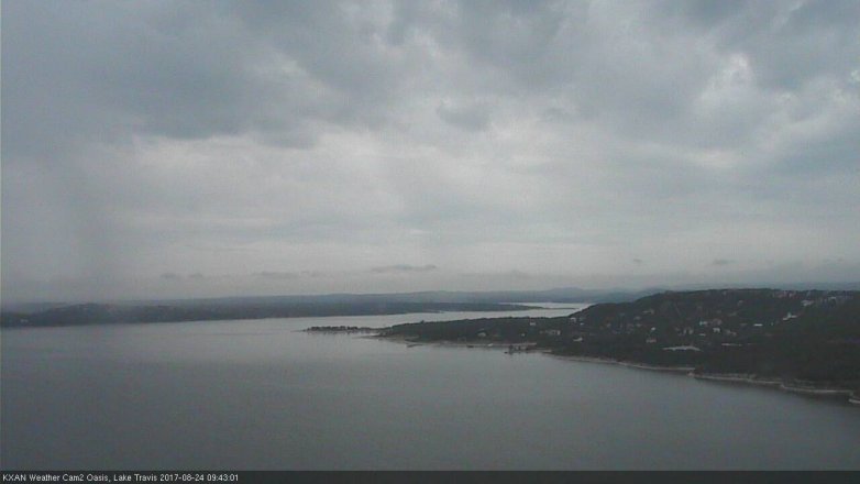 Lake Travis webcam, August 24, 2017 9:05 AM CT