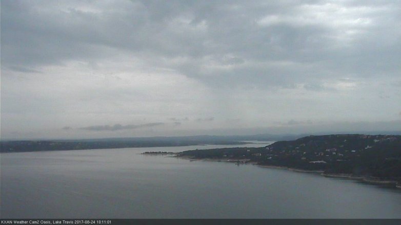Lake Travis webcam, August 24, 2017 9:35 AM CT