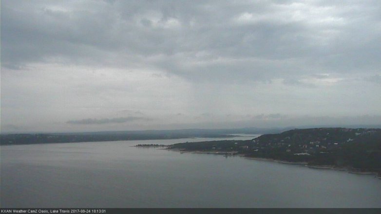 Lake Travis webcam, August 24, 2017 9:40 AM CT