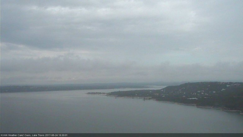 Lake Travis webcam, August 24, 2017 9:50 AM CT