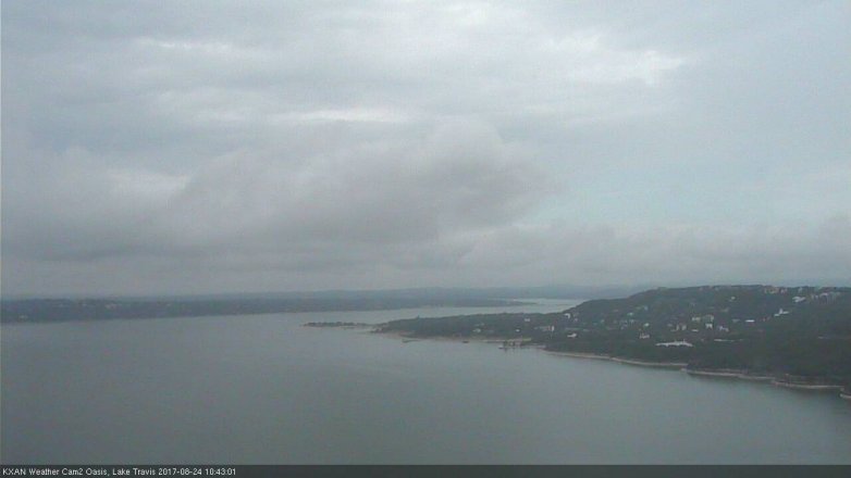 Lake Travis webcam, August 24, 2017 10:05 AM CT