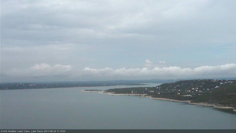 Lake Travis webcam, August 24, 2017 10:15 AM CT
