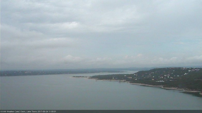 Lake Travis webcam, August 24, 2017 10:20 AM CT