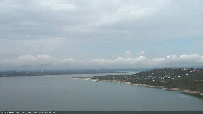 Lake Travis webcam, August 24, 2017 10:25 AM CT