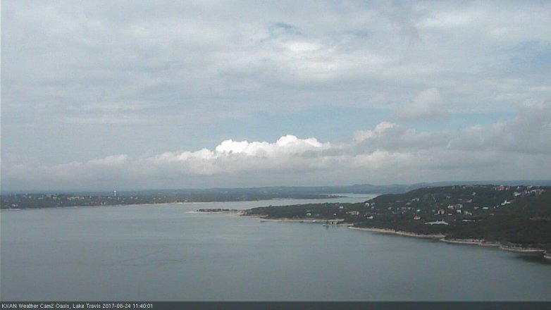 Lake Travis webcam, August 24, 2017 11:10 AM CT
