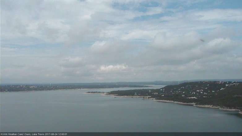 Lake Travis webcam, August 24, 2017 11:15 AM CT