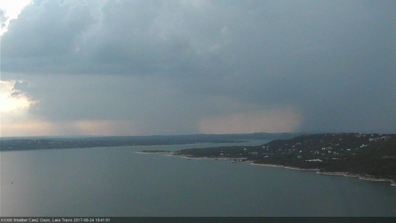 Lake Travis webcam, August 24, 2017 6:10 PM CT
