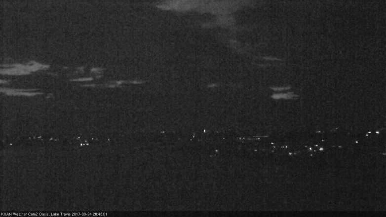 Lake Travis webcam, August 24, 2017 8:15 PM CT