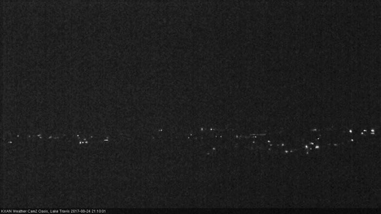 Lake Travis webcam, August 24, 2017 8:20 PM CT
