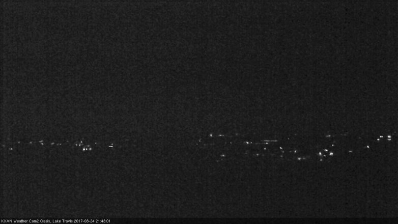 Lake Travis webcam, August 24, 2017 8:55 PM CT