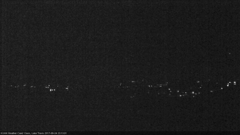Lake Travis webcam, August 24, 2017 10:35 PM CT