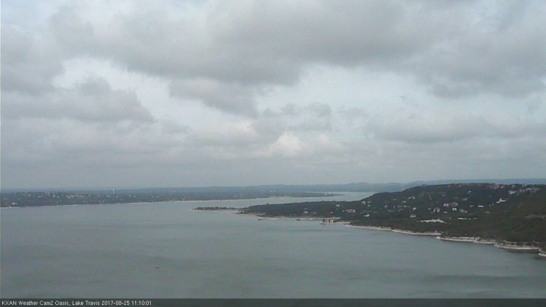 Lake Travis webcam, August 25, 2017 10:20 AM CT