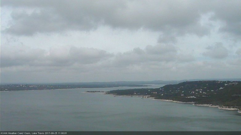 Lake Travis webcam, August 25, 2017 10:25 AM CT