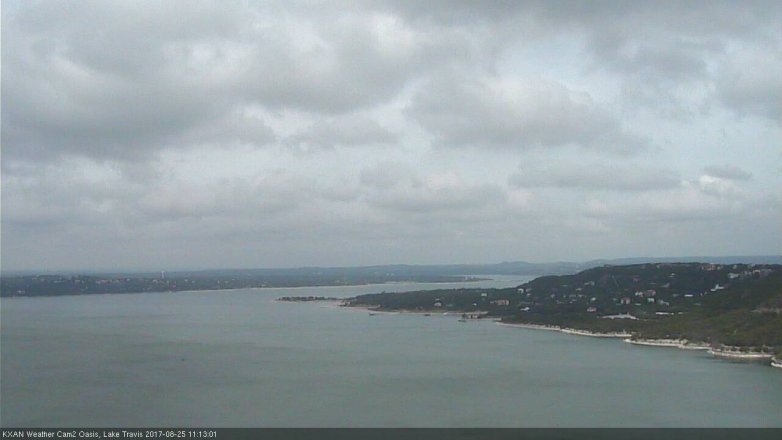 Lake Travis webcam, August 25, 2017 10:30 AM CT