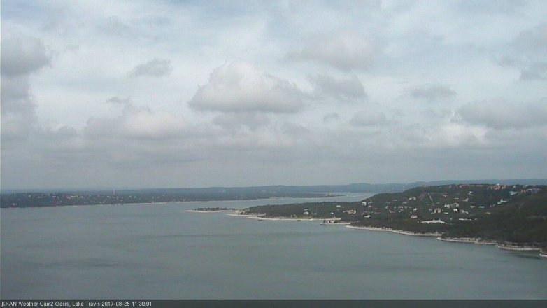 Lake Travis webcam, August 25, 2017 10:35 AM CT