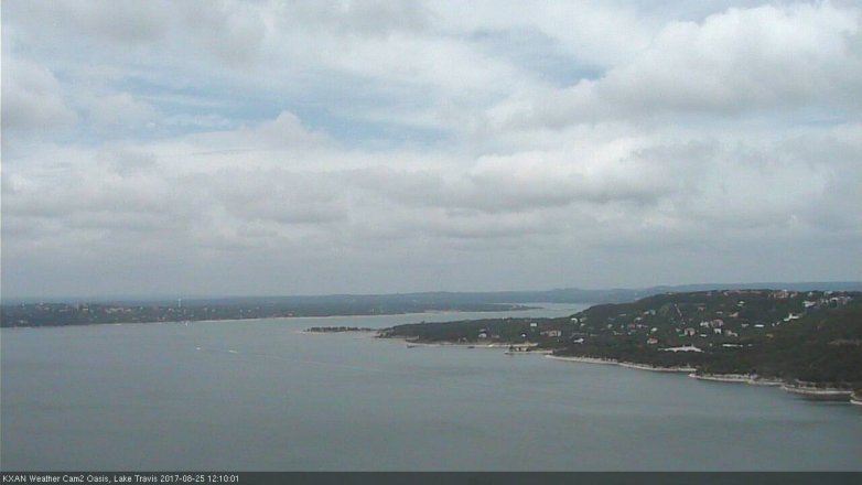 Lake Travis webcam, August 25, 2017 11:25 AM CT