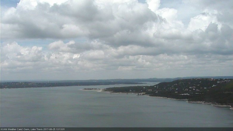 Lake Travis webcam, August 25, 2017 12:25 PM CT
