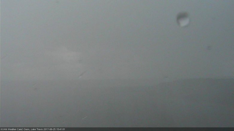 Lake Travis webcam, August 25, 2017 3:10 PM CT