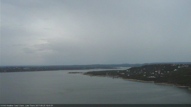 Lake Travis webcam, August 25, 2017 4:05 PM CT
