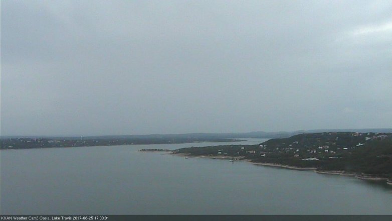 Lake Travis webcam, August 25, 2017 4:25 PM CT