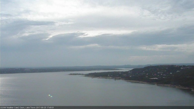 Lake Travis webcam, August 25, 2017 5:00 PM CT
