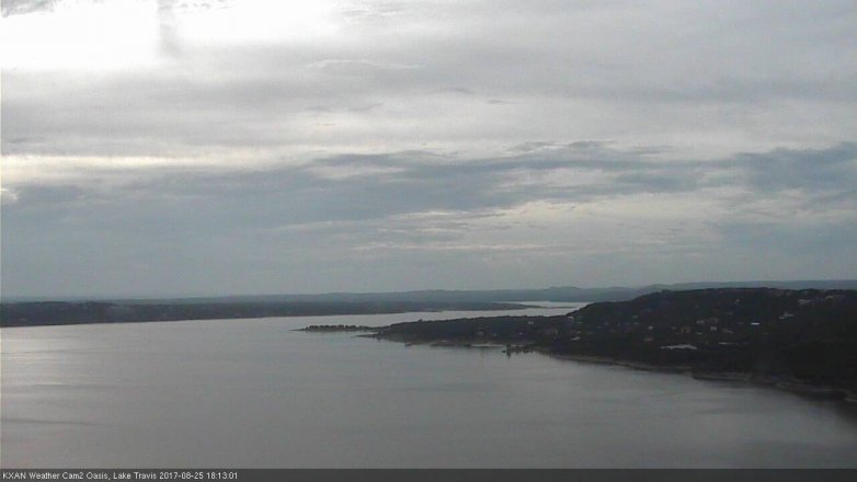 Lake Travis webcam, August 25, 2017 5:25 PM CT