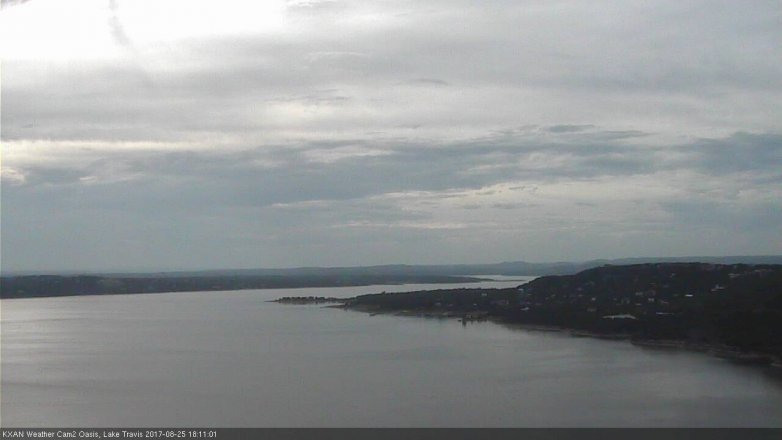 Lake Travis webcam, August 25, 2017 5:35 PM CT