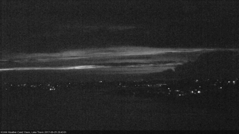 Lake Travis webcam, August 25, 2017 7:50 PM CT