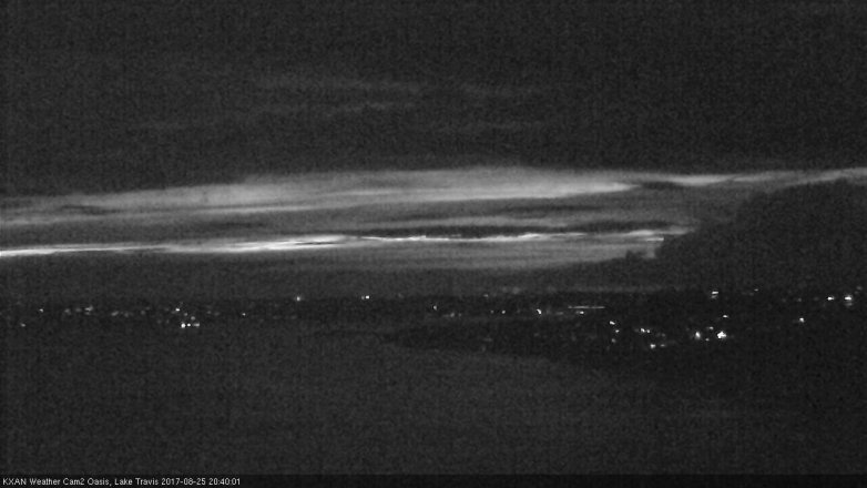 Lake Travis webcam, August 25, 2017 8:00 PM CT
