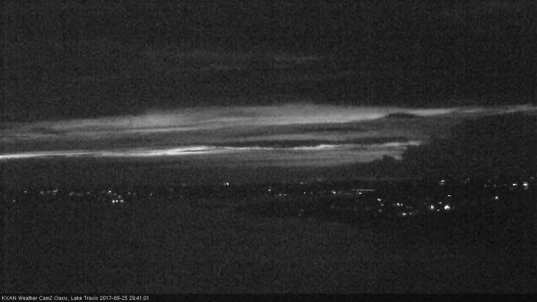 Lake Travis webcam, August 25, 2017 8:05 PM CT