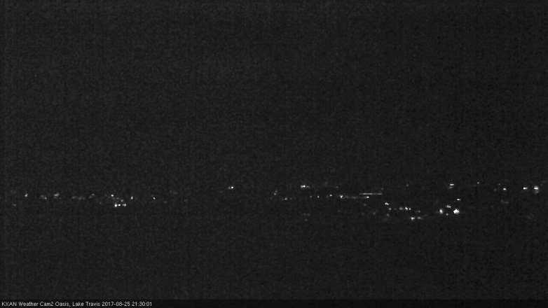 Lake Travis webcam, August 25, 2017 8:40 PM CT