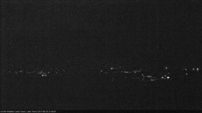 Lake Travis webcam, August 25, 2017 9:05 PM CT
