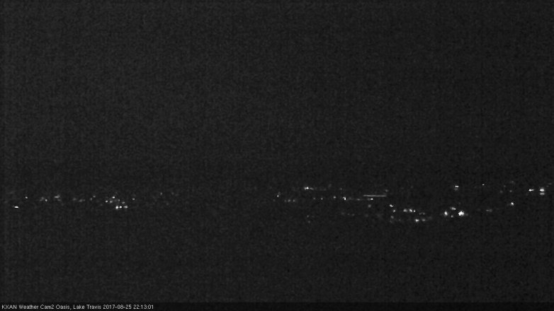 Lake Travis webcam, August 25, 2017 9:20 PM CT