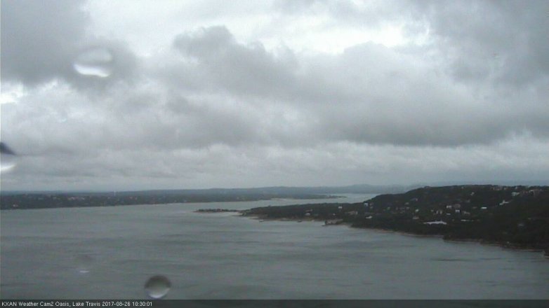 Lake Travis webcam, August 26, 2017 9:45 AM CT