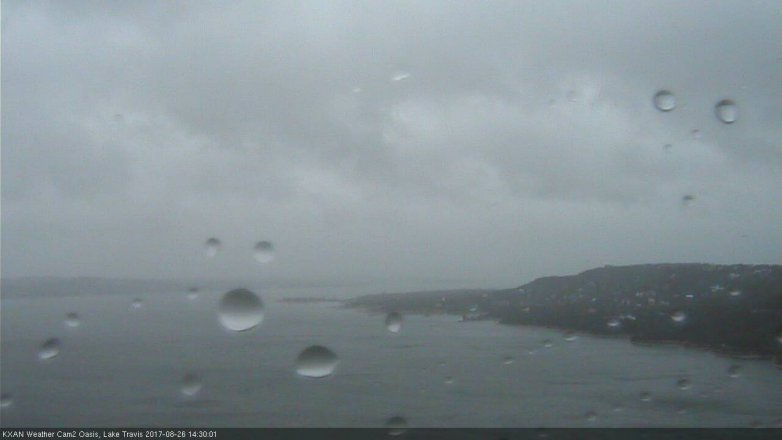 Lake Travis webcam, August 26, 2017 1:35 PM CT