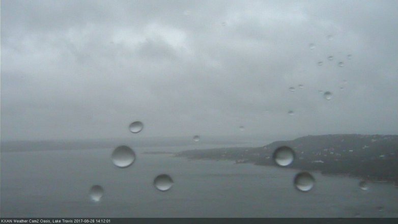 Lake Travis webcam, August 26, 2017 1:40 PM CT