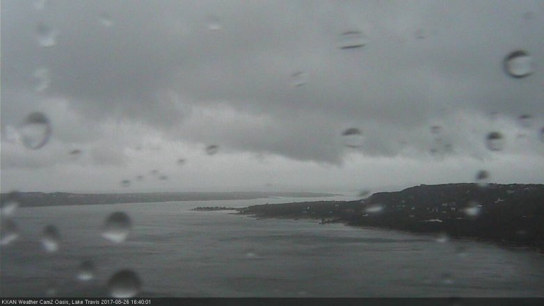 Lake Travis webcam, August 26, 2017 4:05 PM CT