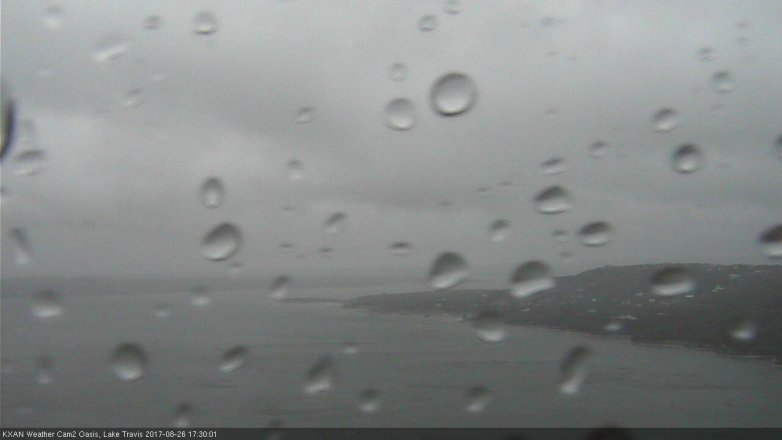 Lake Travis webcam, August 26, 2017 4:40 PM CT