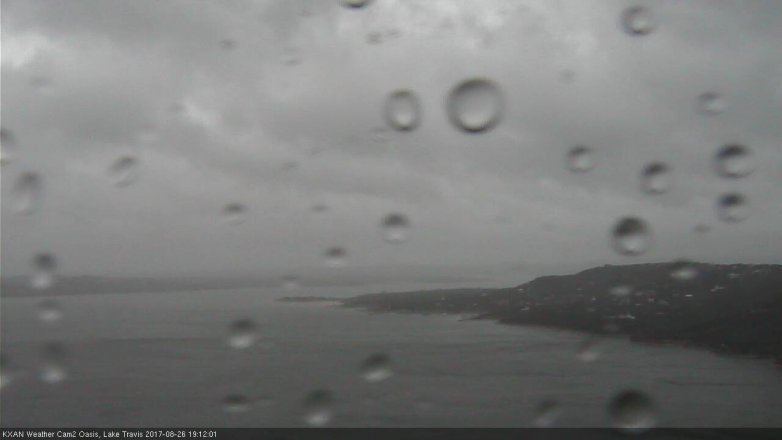 Lake Travis webcam, August 26, 2017 6:30 PM CT