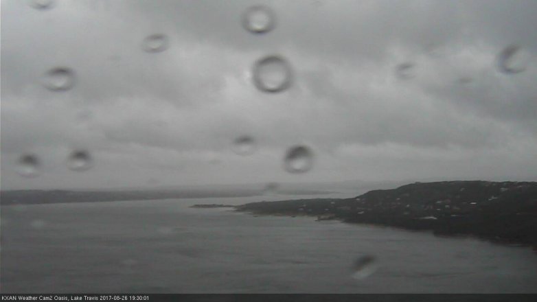 Lake Travis webcam, August 26, 2017 6:40 PM CT