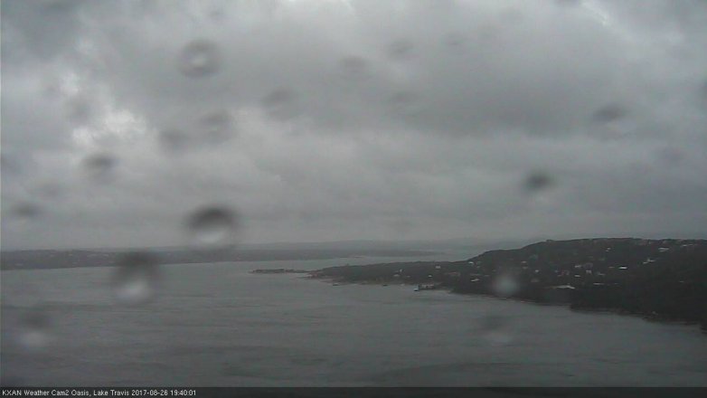 Lake Travis webcam, August 26, 2017 6:55 PM CT