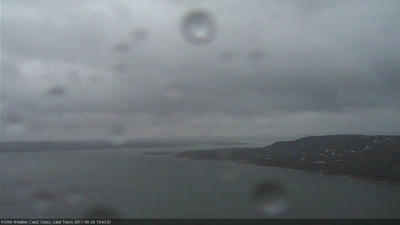 Lake Travis webcam, August 26, 2017 7:10 PM CT