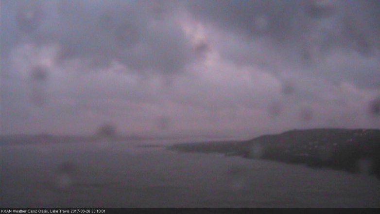 Lake Travis webcam, August 26, 2017 7:15 PM CT