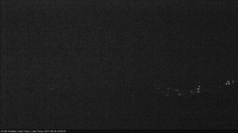 Lake Travis webcam, August 26, 2017 7:45 PM CT