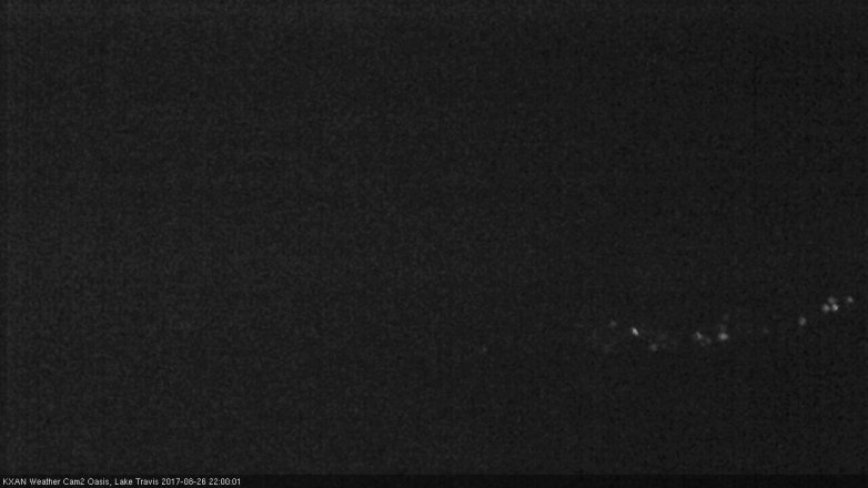Lake Travis webcam, August 26, 2017 9:15 PM CT