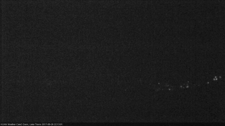 Lake Travis webcam, August 26, 2017 9:25 PM CT