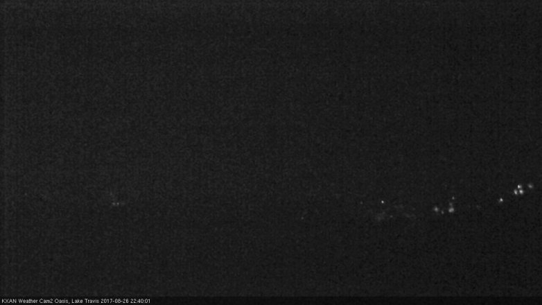 Lake Travis webcam, August 26, 2017 9:50 PM CT