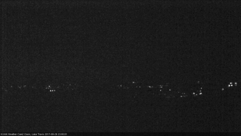 Lake Travis webcam, August 26, 2017 10:30 PM CT