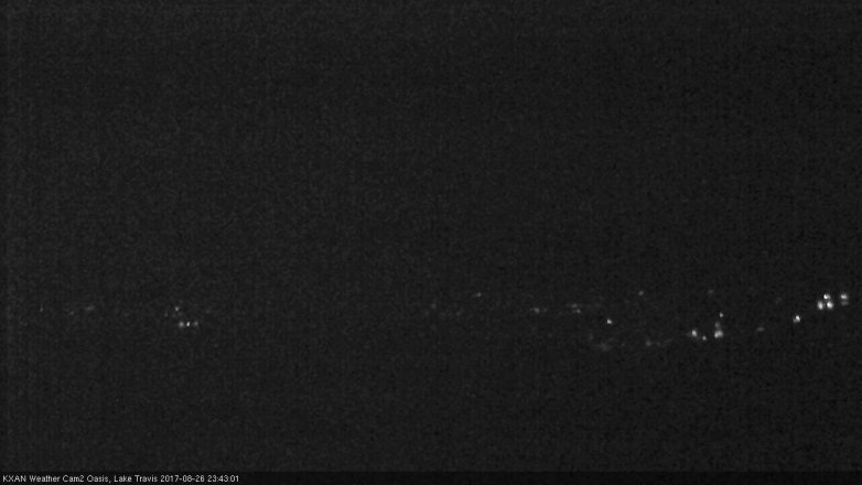 Lake Travis webcam, August 26, 2017 11:15 PM CT