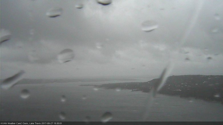 Lake Travis webcam, August 27, 2017 9:40 AM CT